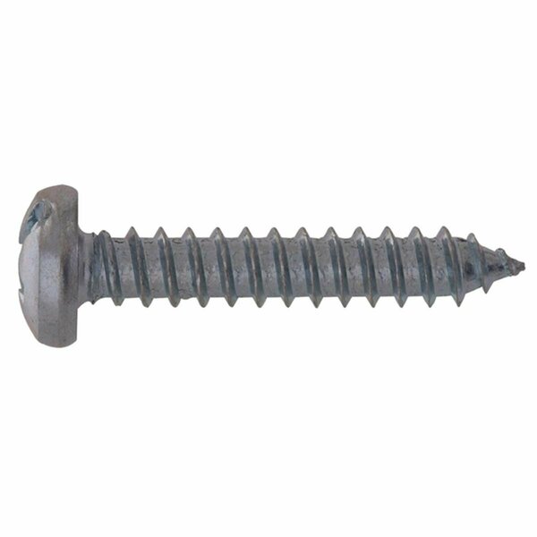 Hillman 74033 8 x 1.25 in. Pan Combo Head Zinc Plated Sheet Metal Screw 77659